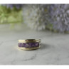 925 Sterling Silver Purple Tourmaline Ring Size 7