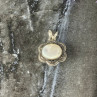 925 Sterling Silver Mother Of Pearl & Marcasites Pendant