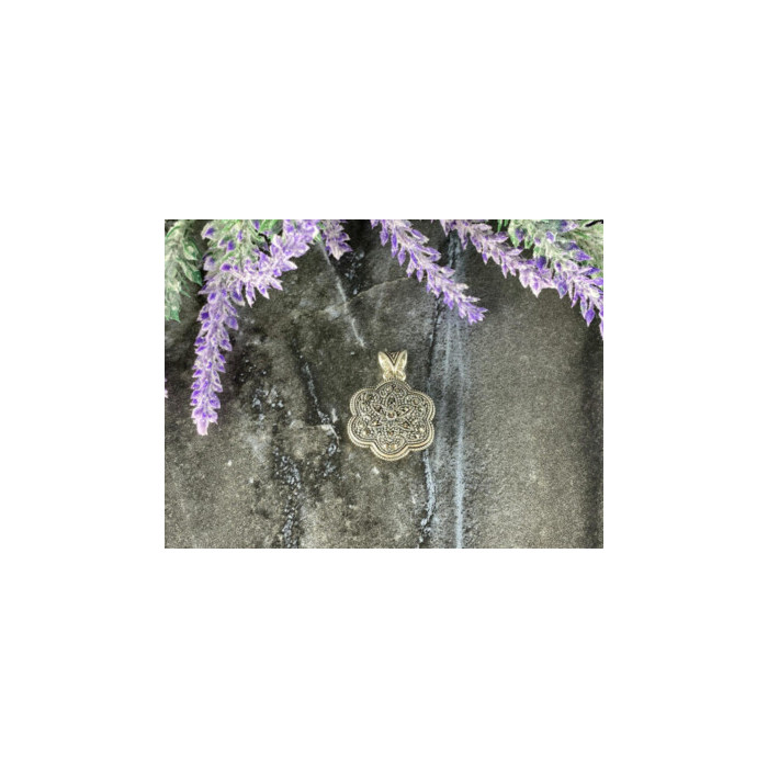 925 Sterling Silver Mother Of Pearl & Marcasites Pendant