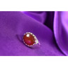 925 Sterling Silver Carnelian Ring Size 6.5