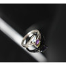 925 Sterling Silver Topaz, Amethyst & Peridot Ring Size 7