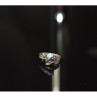 925 Sterling Silver Topaz, Amethyst & Peridot Ring Size 7
