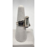 925 Sterling Silver Nephrite Ring Size 7.5