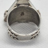 925 Sterling Silver Nephrite Ring Size 7.5
