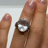 925 Sterling Silver CZ Ring Size 4