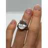 925 Sterling Silver CZ Ring Size 4