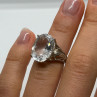 925 Sterling Silver CZ Ring Size 4