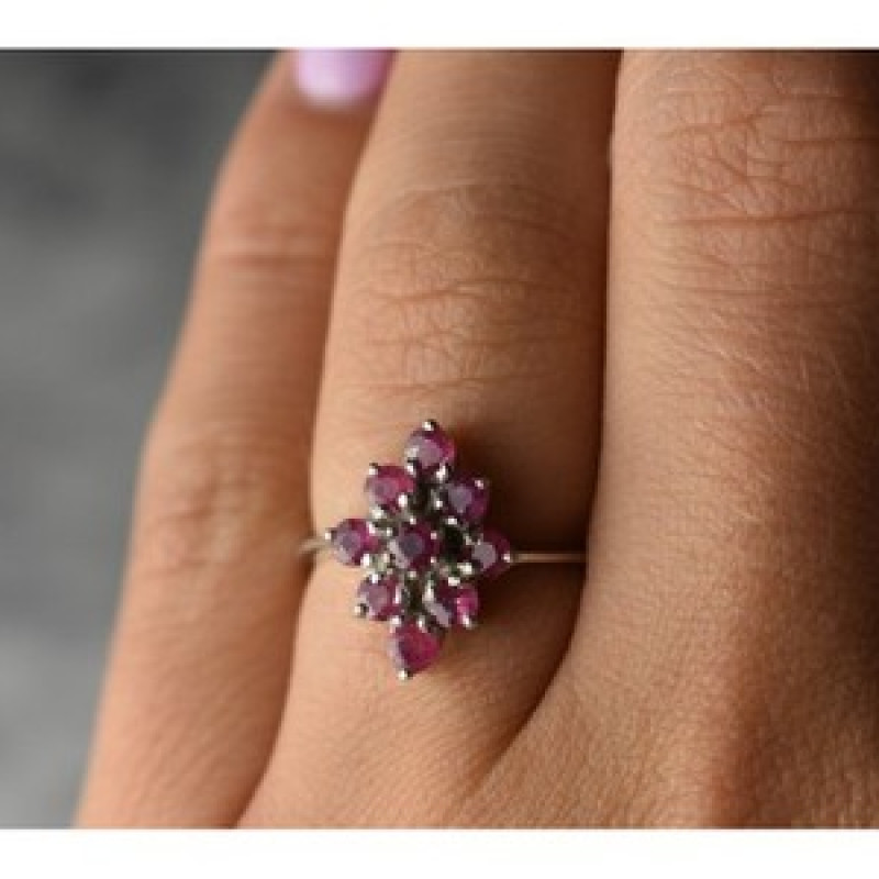 925 Sterling Silver Pink Topaz 