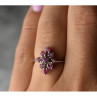 925 Sterling Silver Pink Topaz 