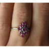 925 Sterling Silver Pink Topaz 