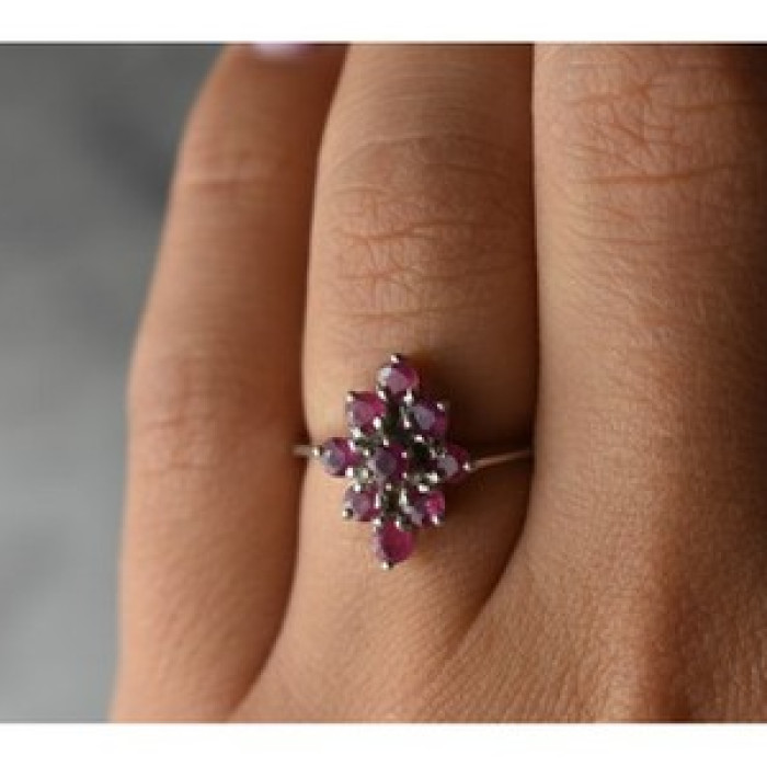925 Sterling Silver Pink Topaz 