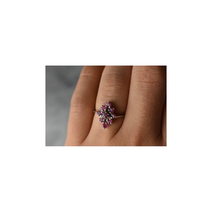 925 Sterling Silver Pink Topaz 