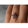 925 Sterling Silver Pink Topaz 
