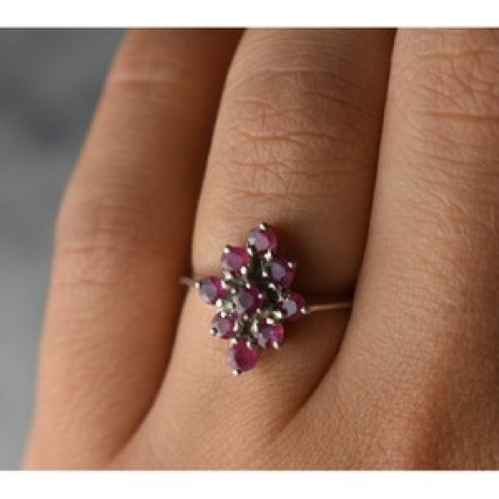 925 Sterling Silver Pink Topaz 