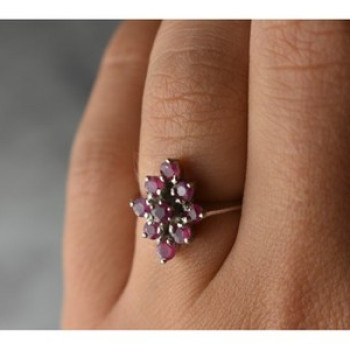 925 Sterling Silver Pink Topaz 