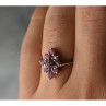 925 Sterling Silver Pink Topaz 