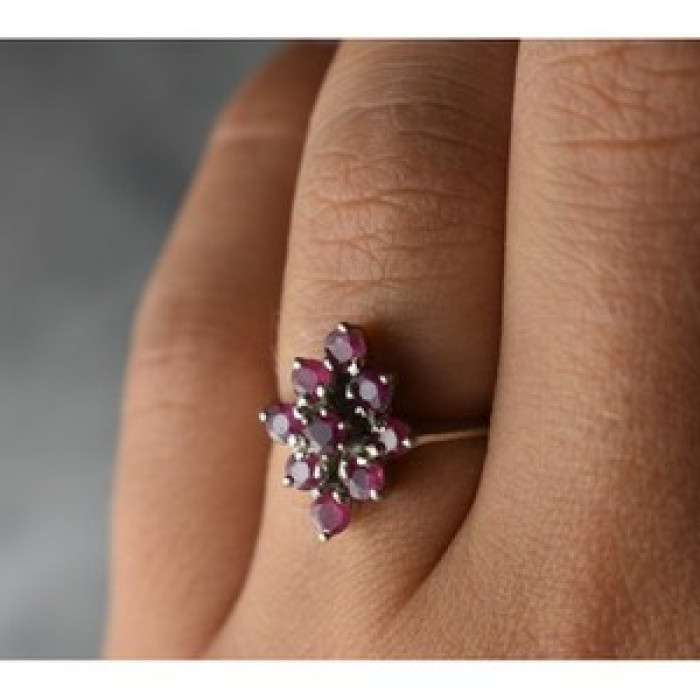 925 Sterling Silver Pink Topaz 
