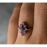 925 Sterling Silver Pink Topaz 