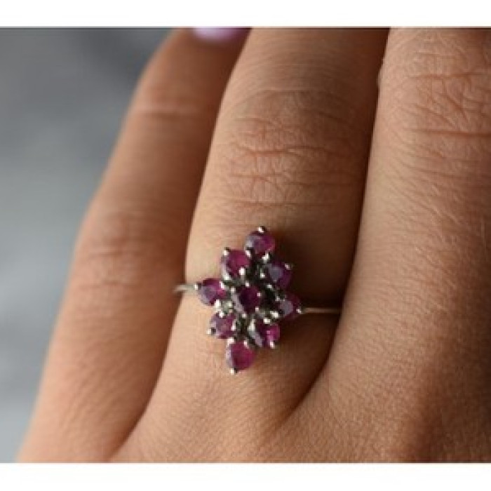 925 Sterling Silver Pink Topaz 