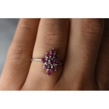 925 Sterling Silver Pink Topaz 