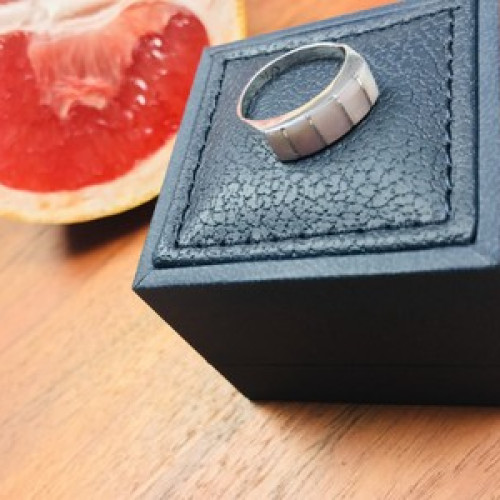 925 Sterling Silver Morganite Ring Size 6.5