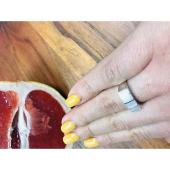 925 Sterling Silver Morganite Ring Size 6.5