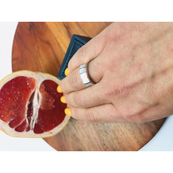 925 Sterling Silver Morganite Ring Size 6.5