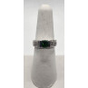 925 Sterling Silver Peridot Tourmaline Ring Size 7