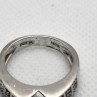 925 Sterling Silver Peridot Tourmaline Ring Size 7