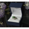 925 Sterling Silver Green Turquoise Ring Size 7.5 Mexico