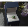 925 Sterling Silver Green Turquoise Ring Size 7.5 Mexico