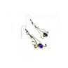 925 Sterling Silver Purple Iolite Earrings