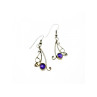 925 Sterling Silver Purple Iolite Earrings