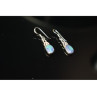 925 Sterling Silver Multicolor Jasper Earrings