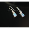 925 Sterling Silver Multicolor Jasper Earrings