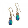 925 Sterling Silver Multicolor Jasper Earrings