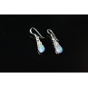 925 Sterling Silver Multicolor Jasper Earrings