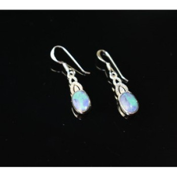 925 Sterling Silver Multicolor Jasper Earrings