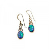 925 Sterling Silver Multicolor Jasper Earrings
