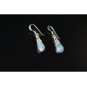 925 Sterling Silver Multicolor Jasper Earrings