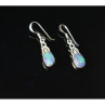 925 Sterling Silver Multicolor Jasper Earrings