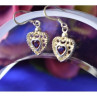 925 Sterling Silver Garnet 