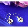 925 Sterling Silver Garnet 