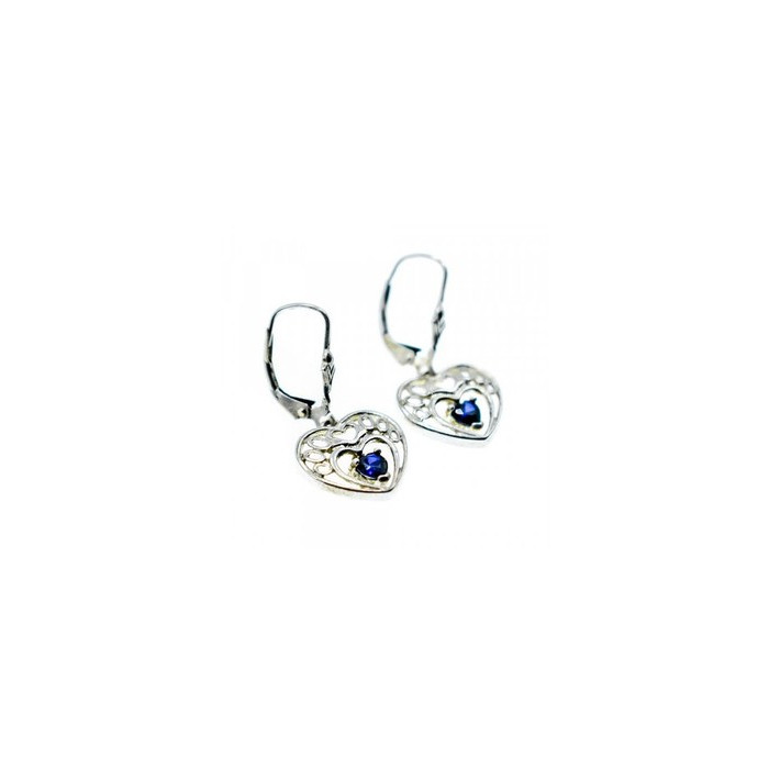 925 Sterling Silver Sapphire 