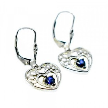 925 Sterling Silver Sapphire 