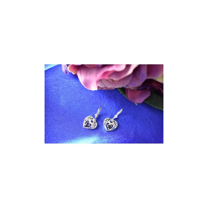 925 Sterling Silver Sapphire 