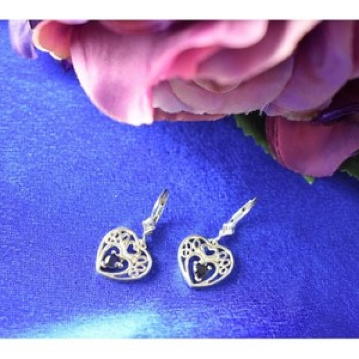 925 Sterling Silver Sapphire 