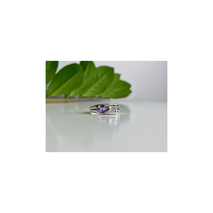 925 Sterling Silver Tourmaline Ring Size 8