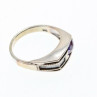 925 Sterling Silver Tourmaline Ring Size 8