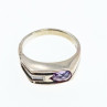 925 Sterling Silver Tourmaline Ring Size 8